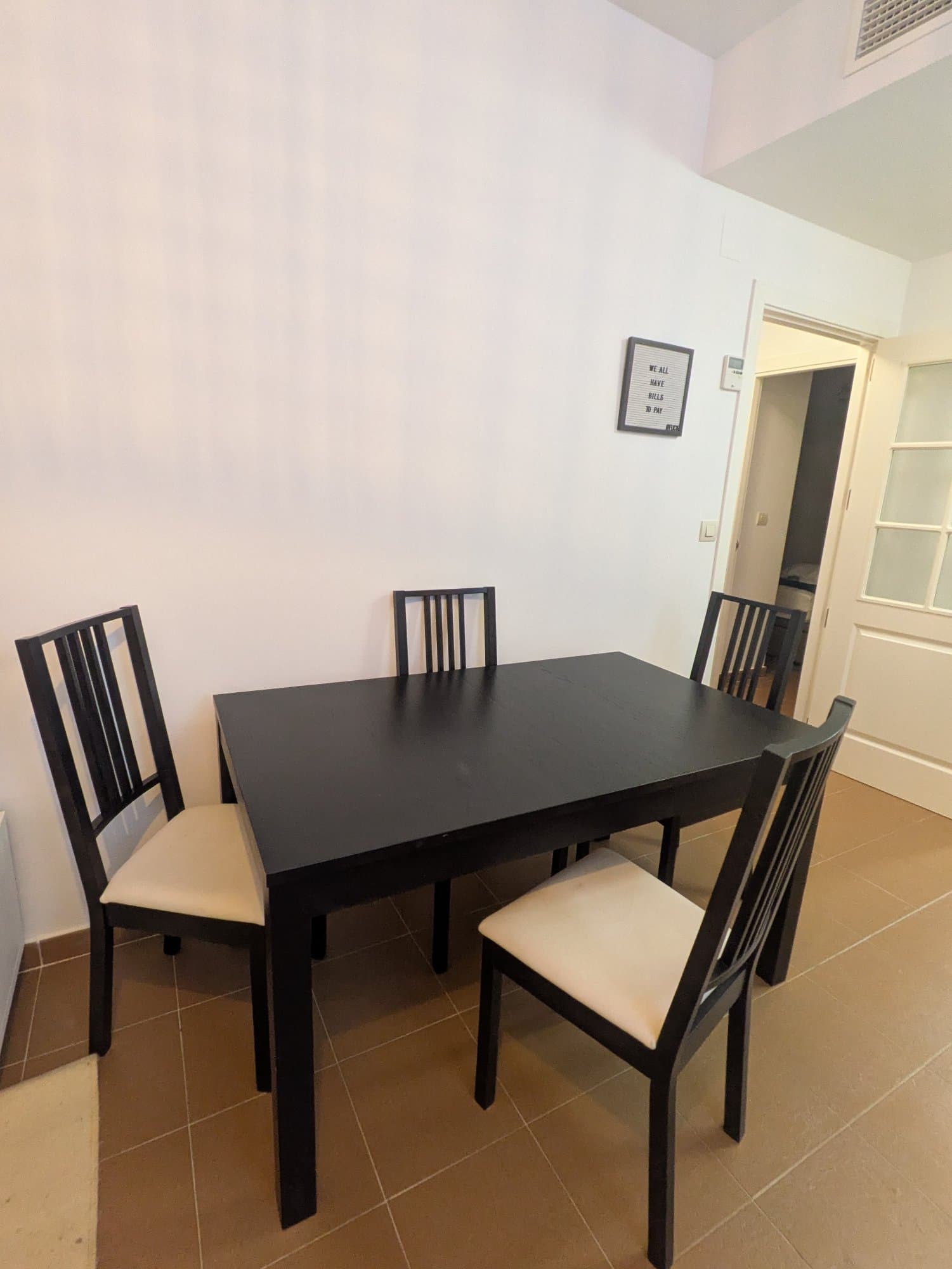 BJURSTA / BÖRJE table and 4 chairs