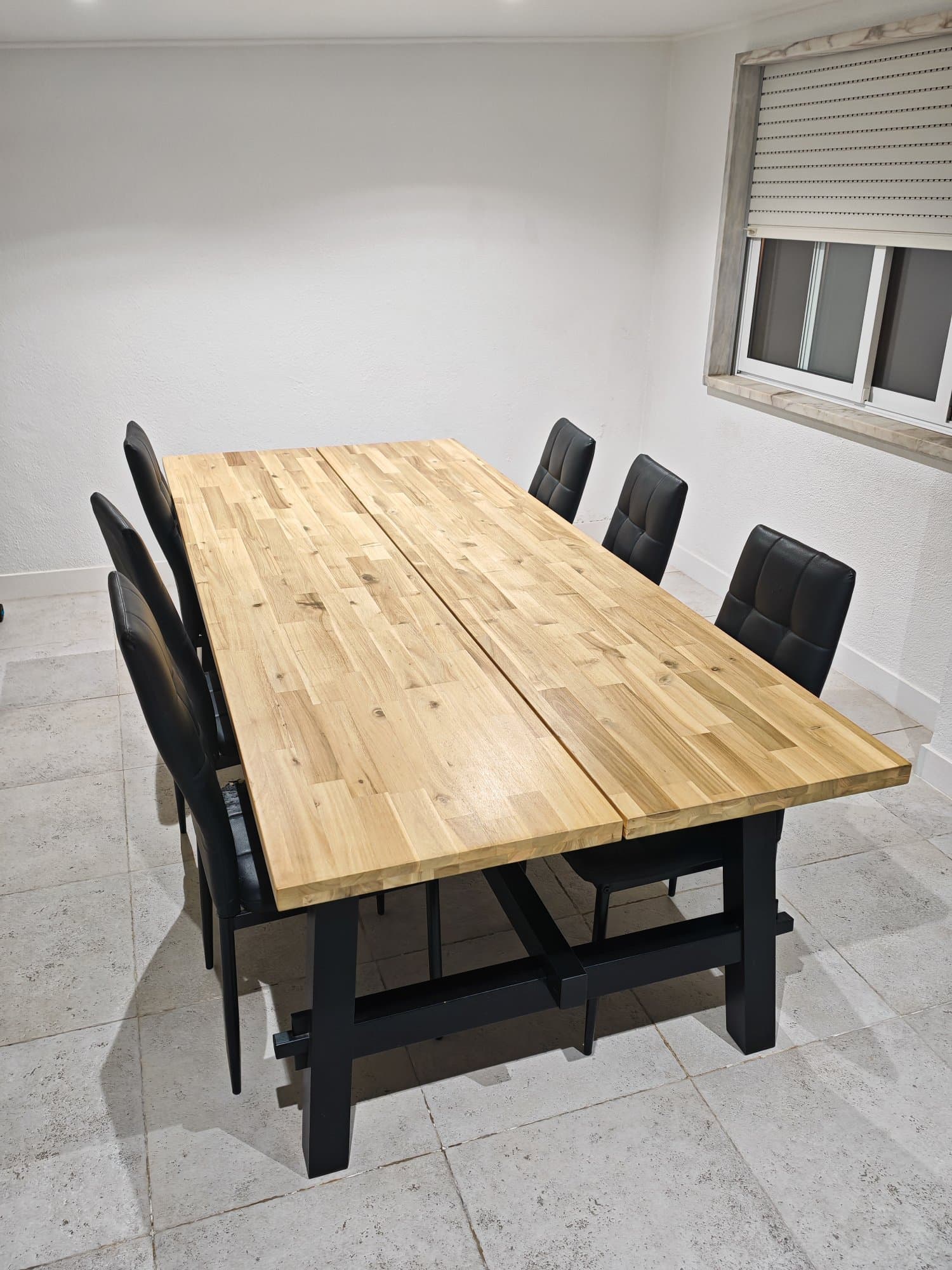 SKOGSTA dining table, acacia