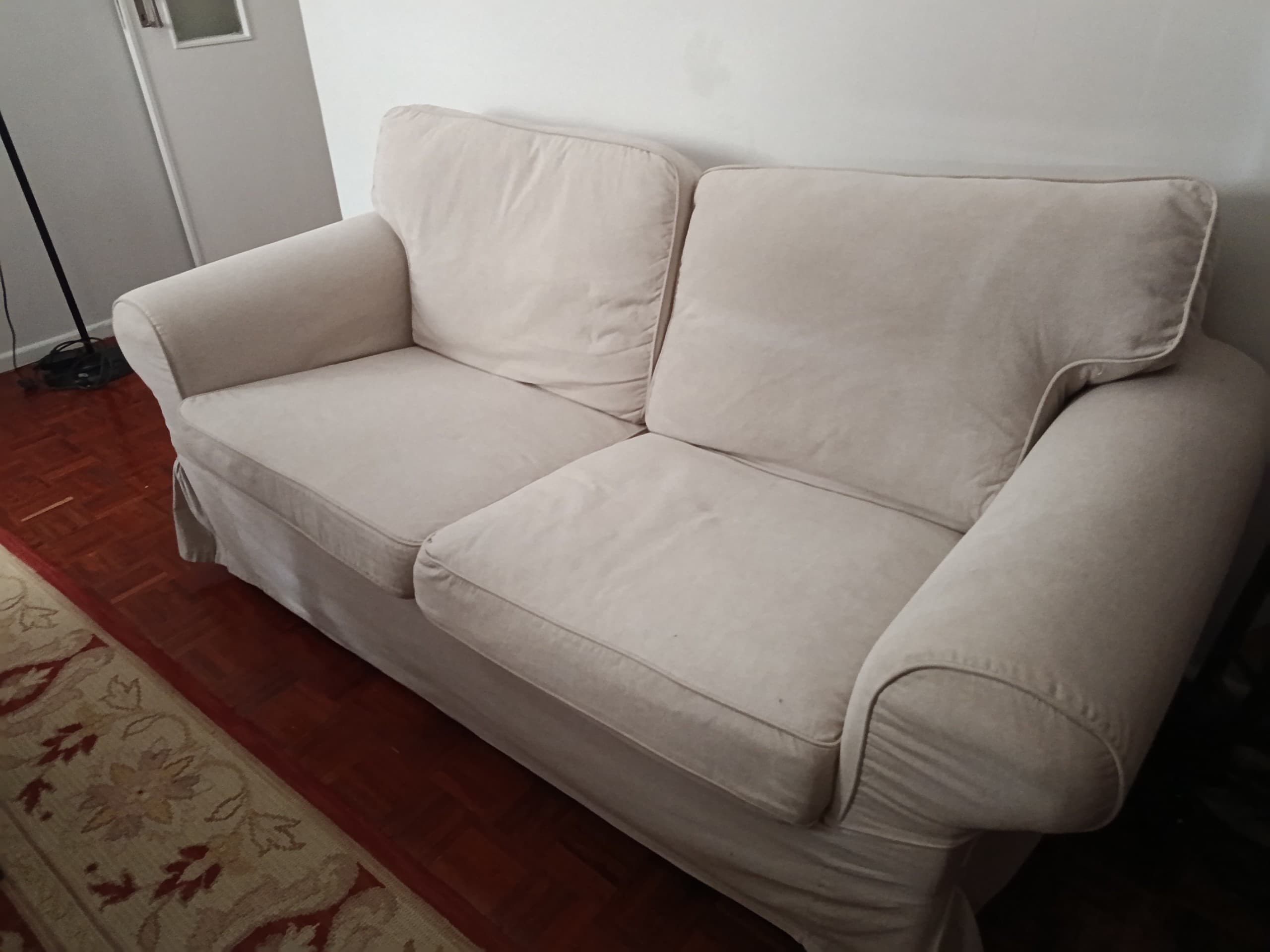 EKTORP 2-seat sofa, Hallarp beige