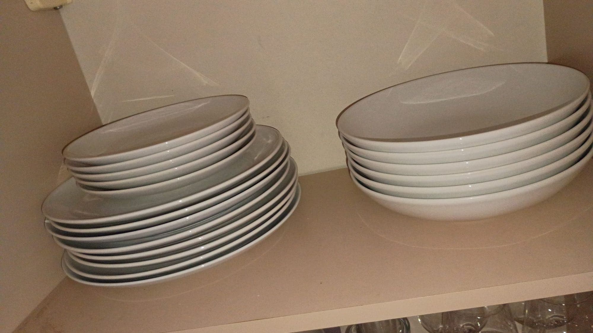 GODMIDDAG 18-piece service, white