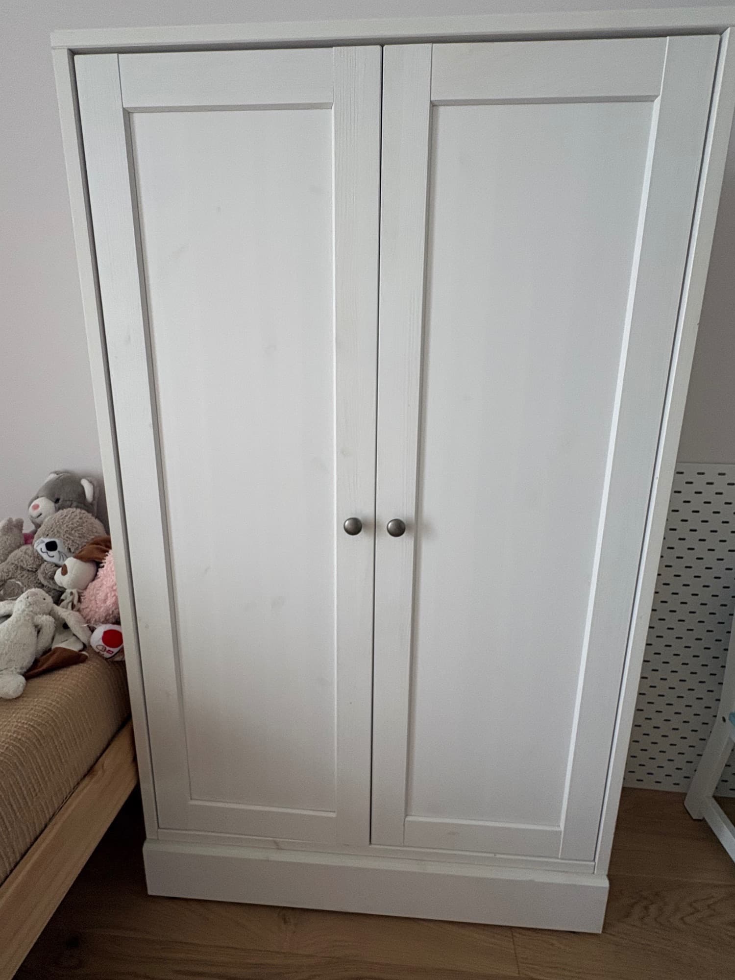 HAVSTA cabinet with plinth, white, 81x37x134 cm