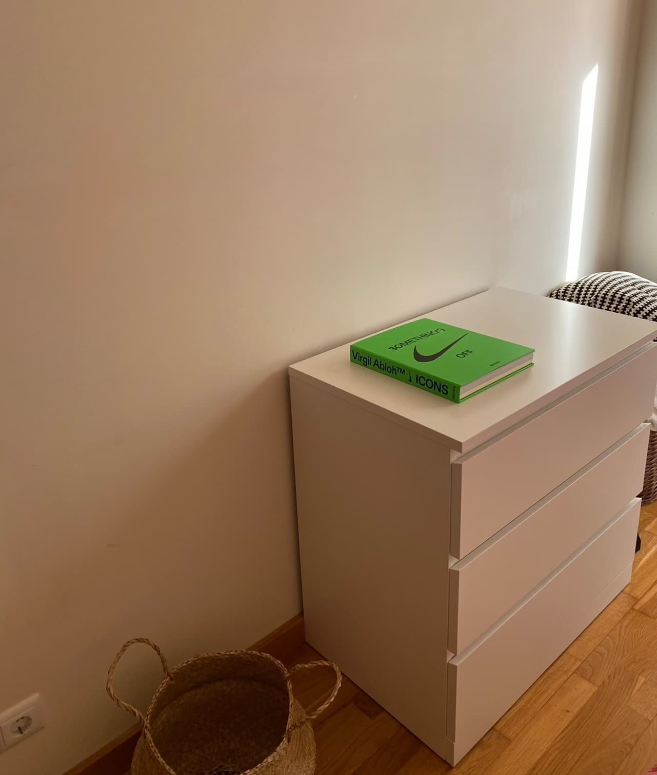 MALM chest of 3 drawers, white