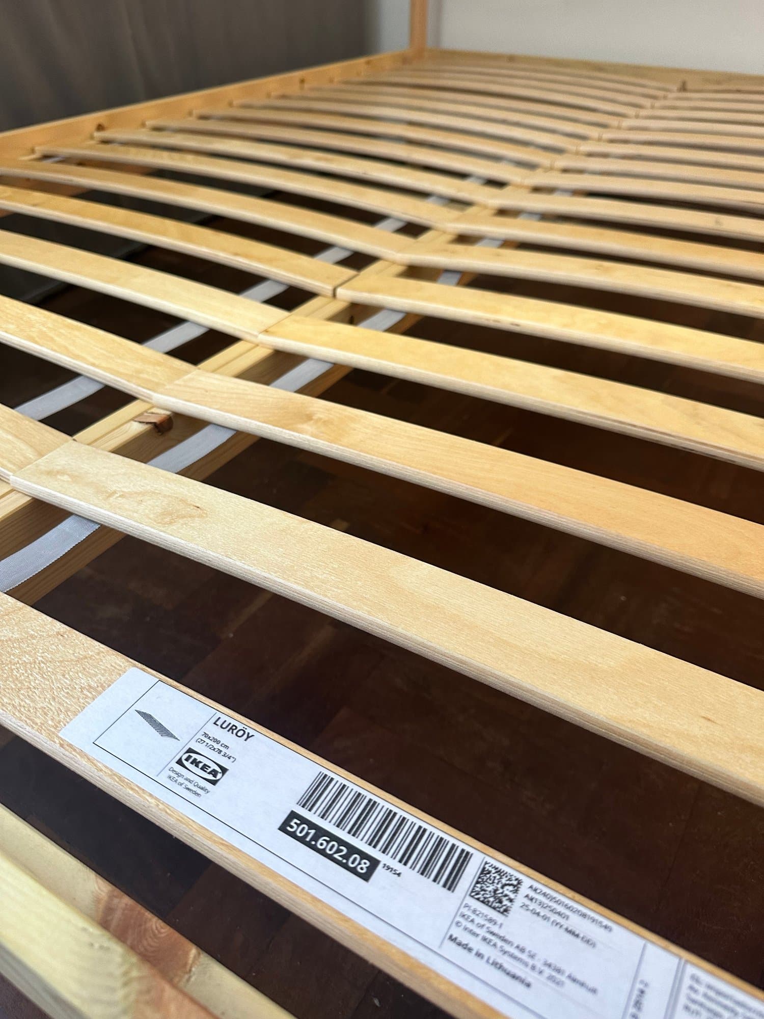 LURÖY slatted bed base, 140x200 cm
