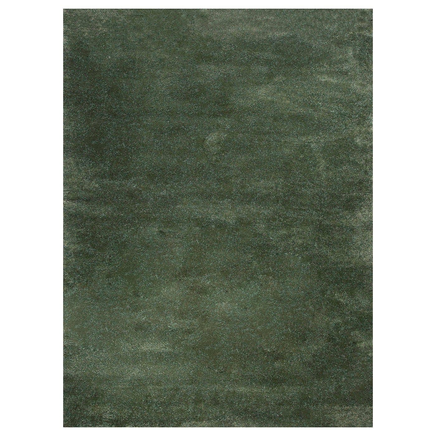 STOENSE rug, low pile, green, 200x300 cm