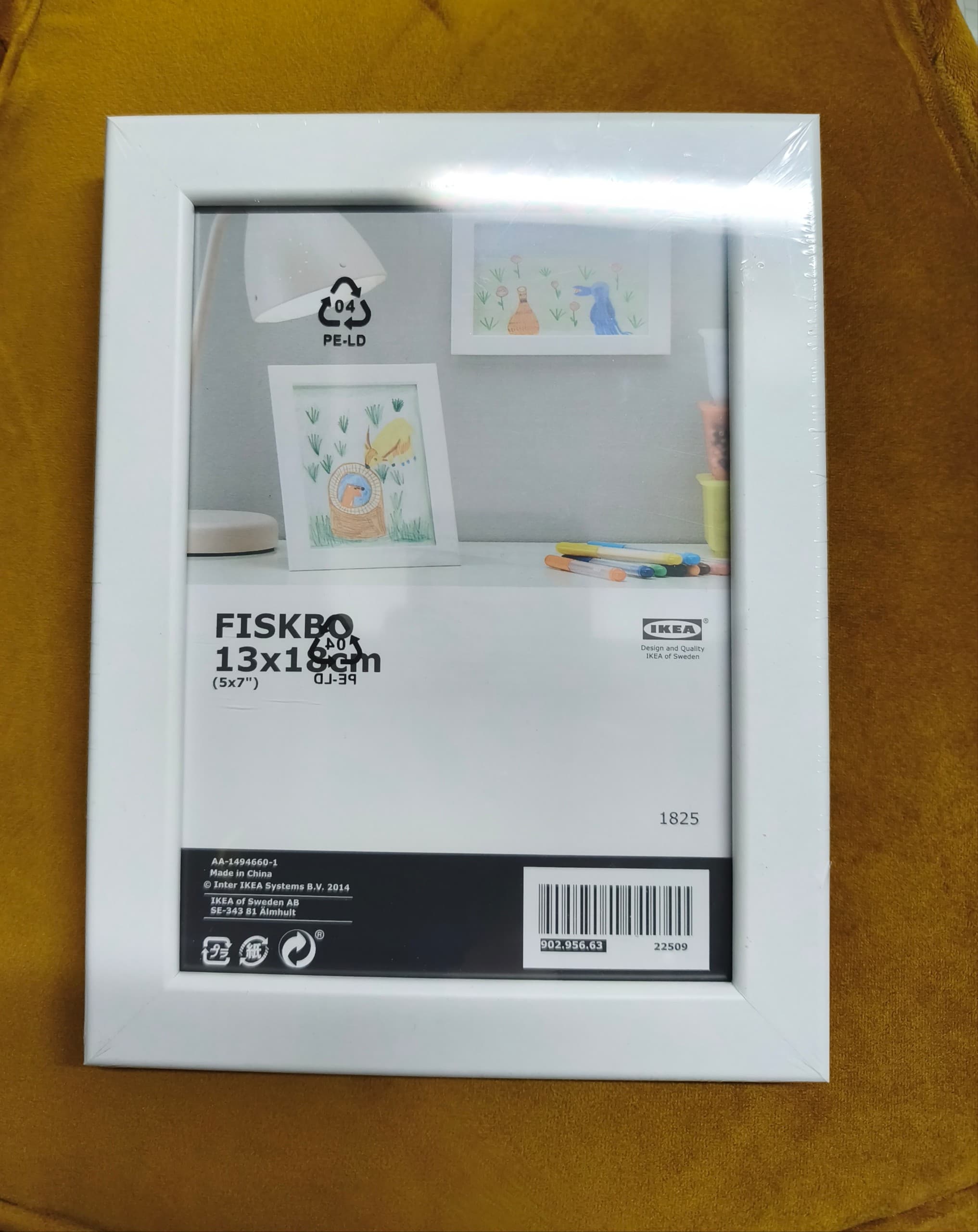 FISKBO Frame, white, 13x18 cm