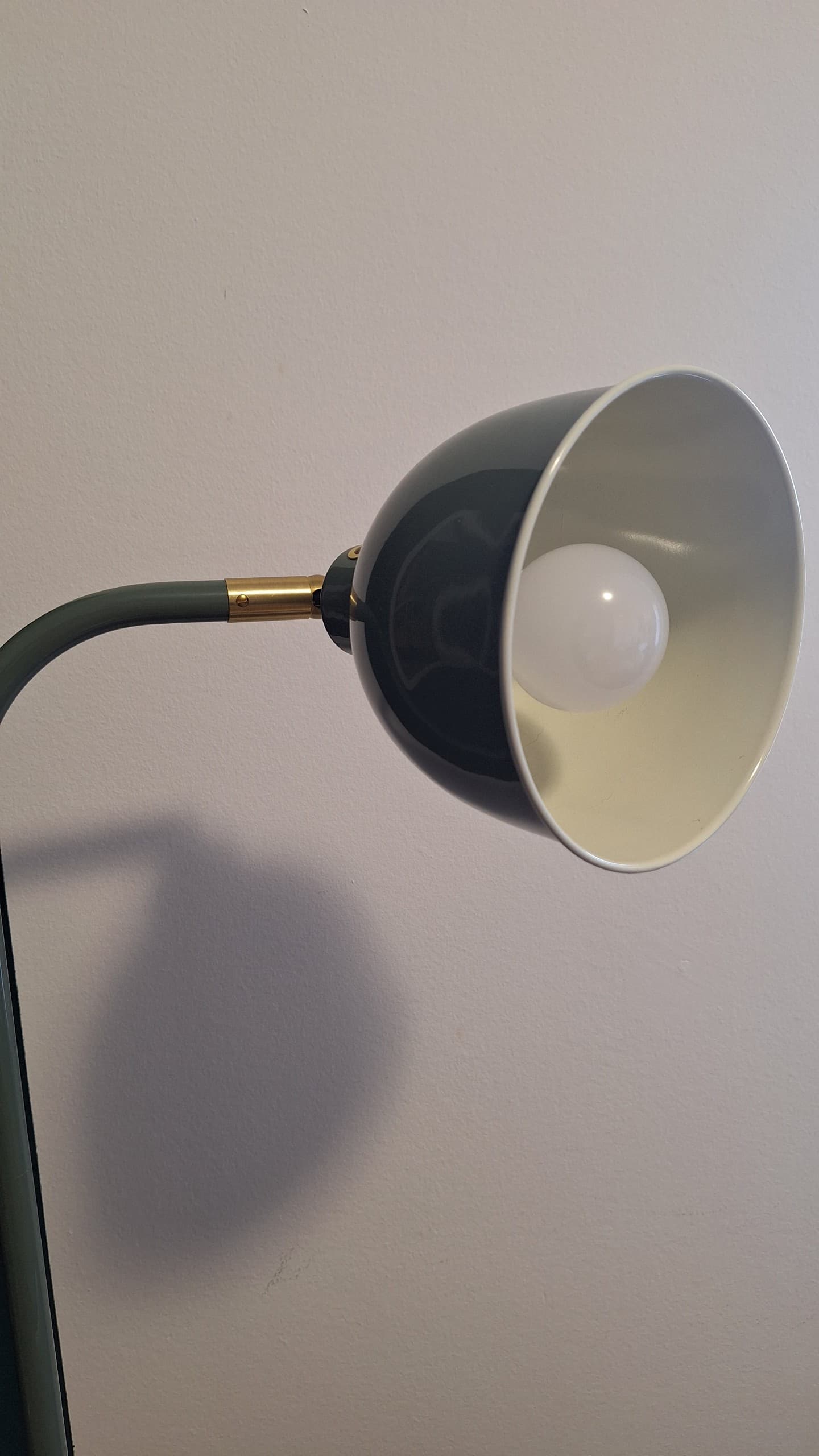 CANDEEIRO RÖDFLIK floor/reading lamp, grey-green