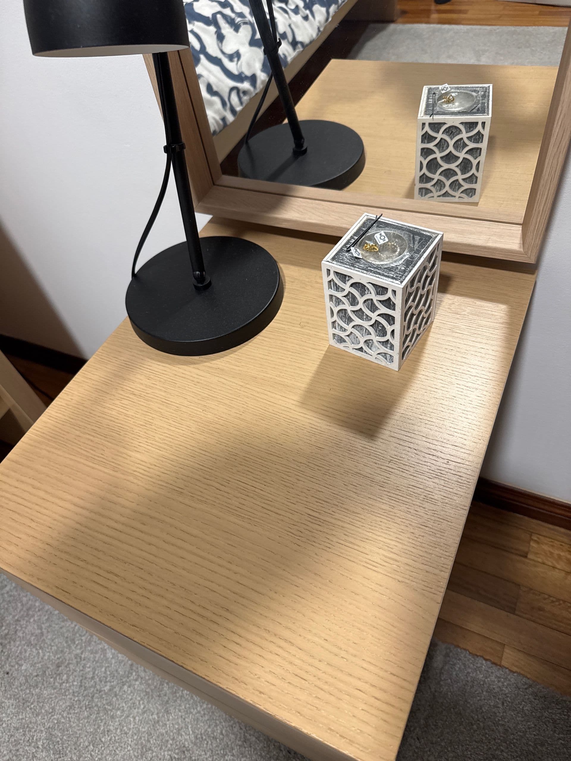 MALM cómoda c/2 gavetas, laranja claro/brilh, 40x55 cm