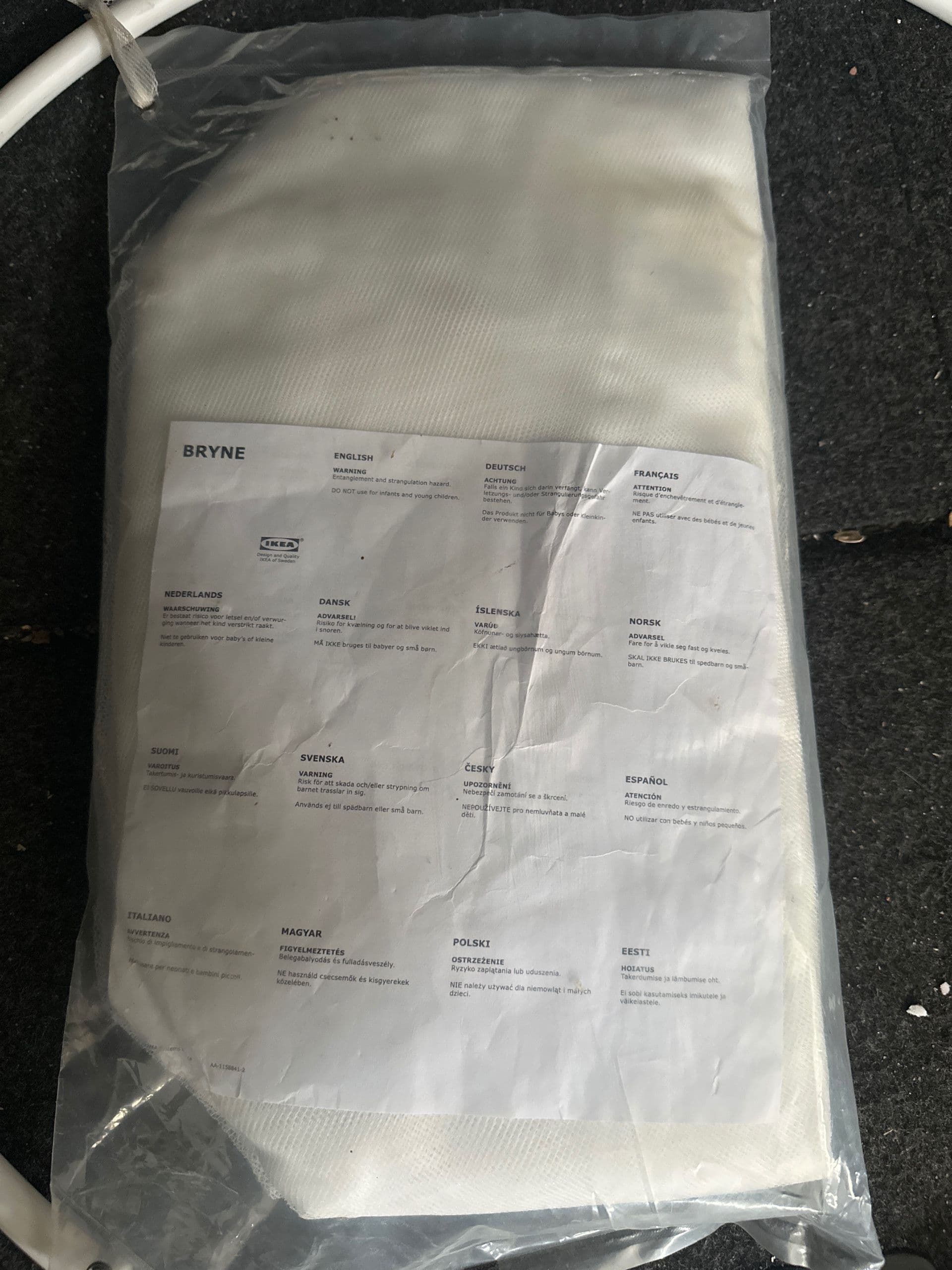 SOLIG Dossel, branco, 150 cm