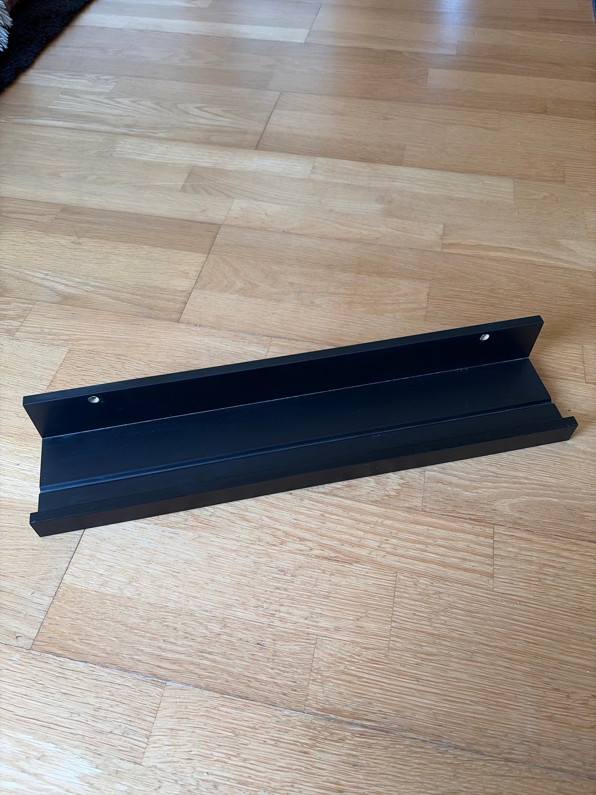 MOSSLANDA Picture ledge, black, 55 cm