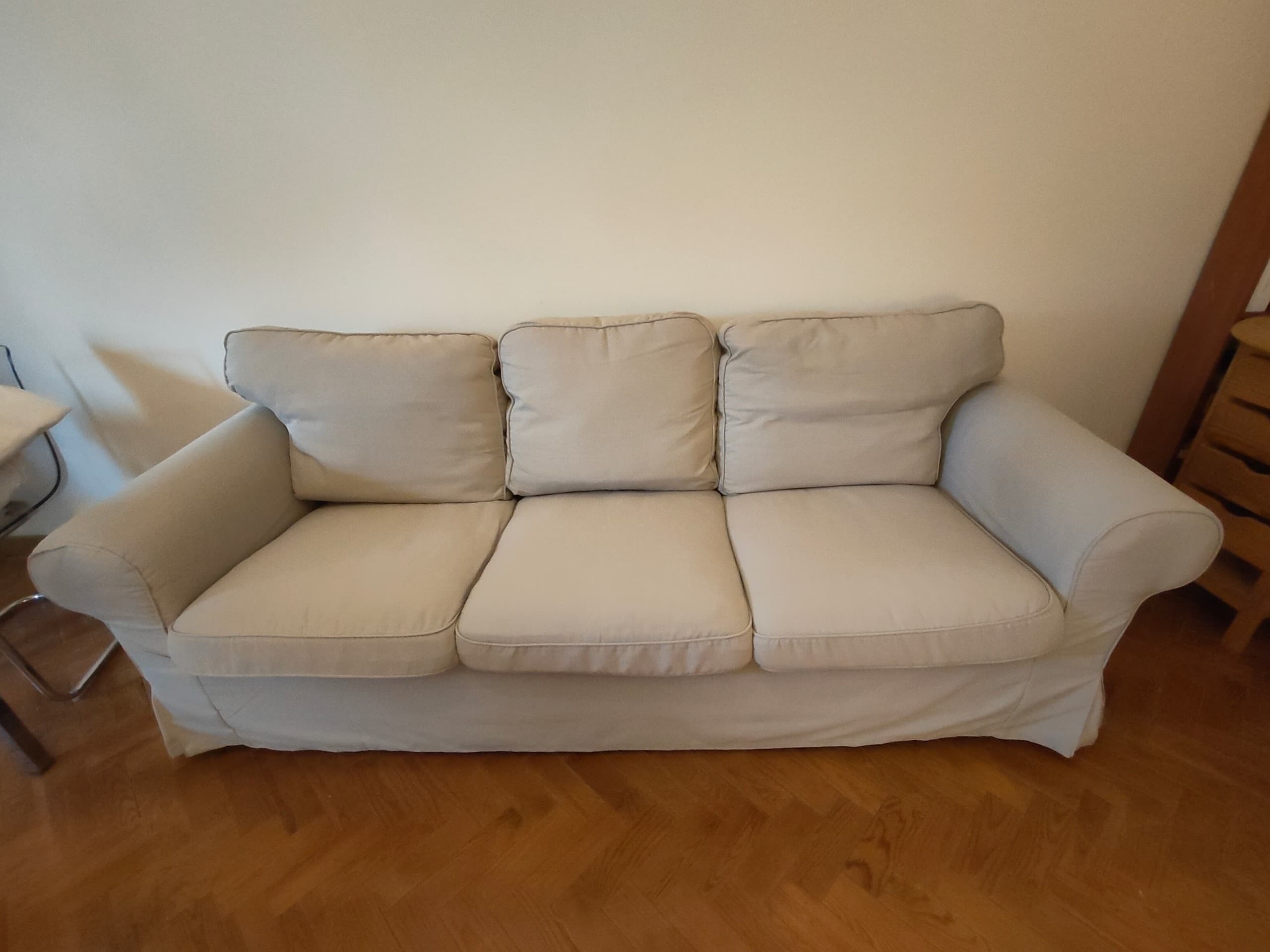 EKTORP cover for 2-seat sofa, Tallmyra medium grey