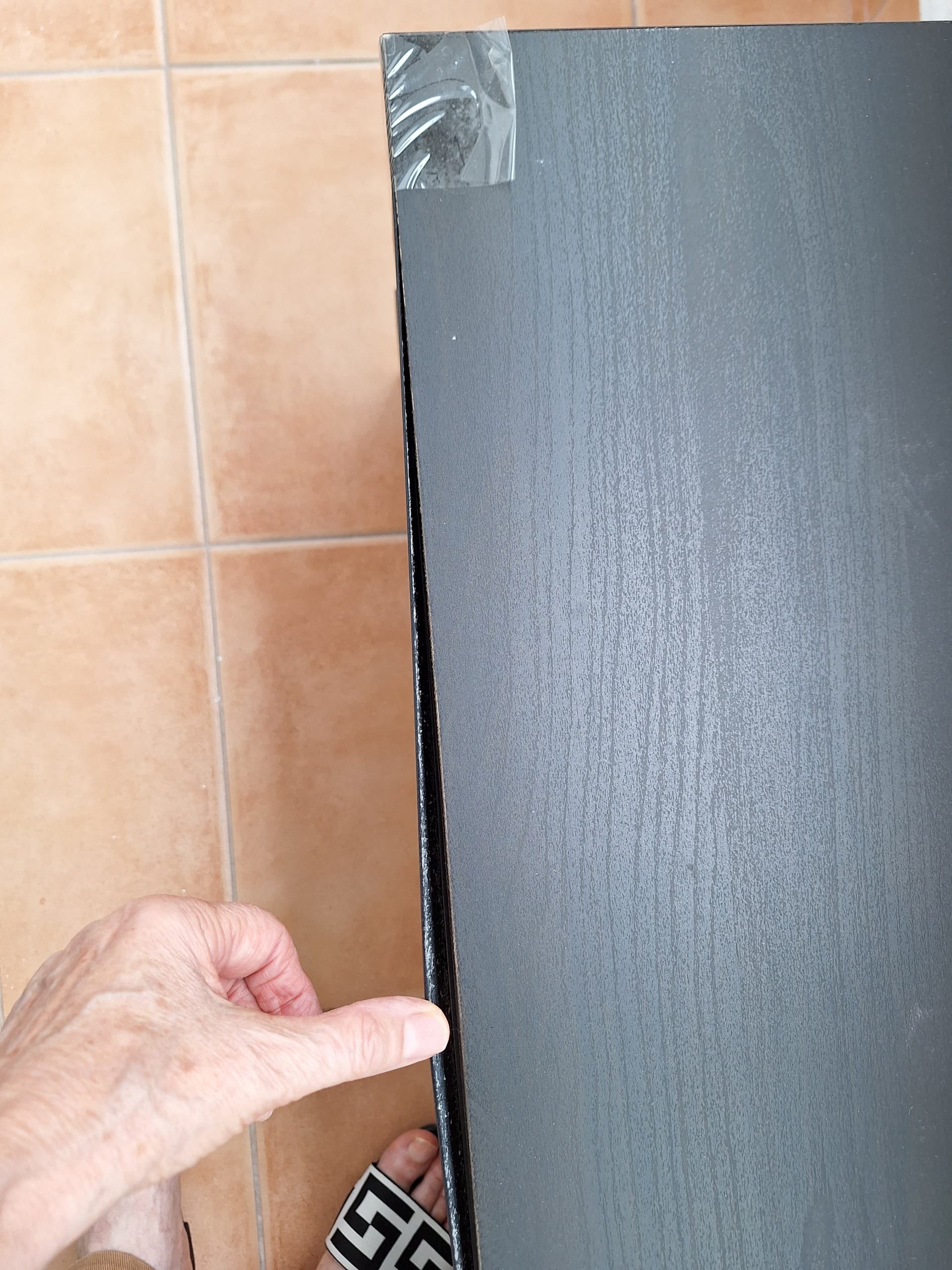 LACK móvel TV, preto-castanho, 120x35x36 cm