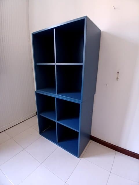 Estantes em cubos estante parede c/4 compartimentos