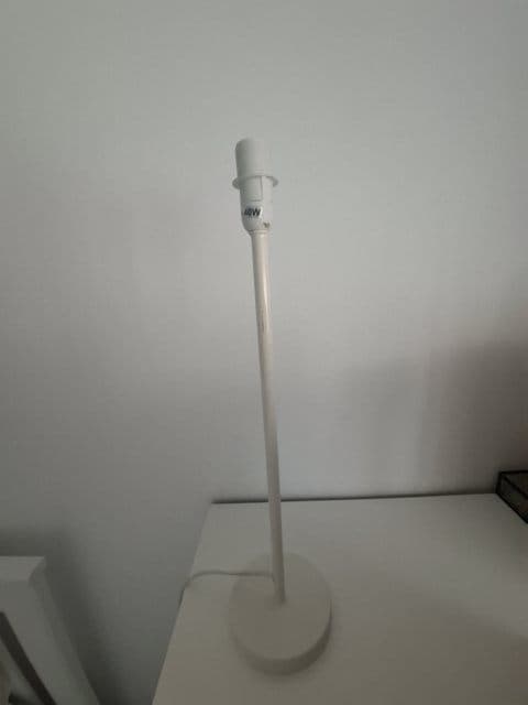 STRÅLA Base p/candeeiro mesa, branco