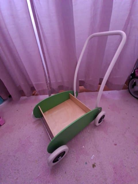 UPPSTÅ toddler walker, green