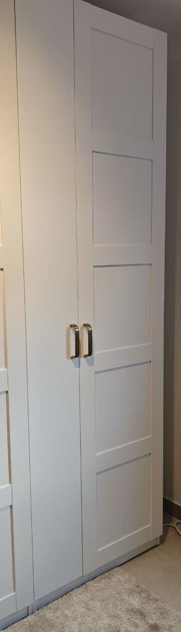 BERGSBO Door, white, 50x229 cm